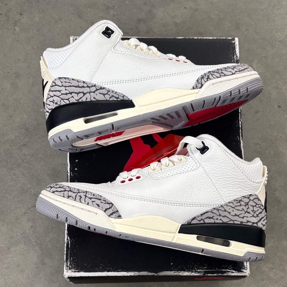 Nike Jordan 3 retro white cement reimagined 4.5 men 6 women's